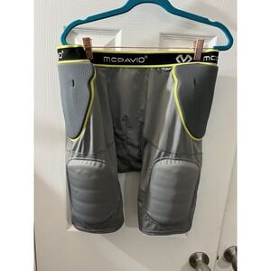 McDavid Girdle Mens XLarge Gray 5 Pad Football Compression Shorts